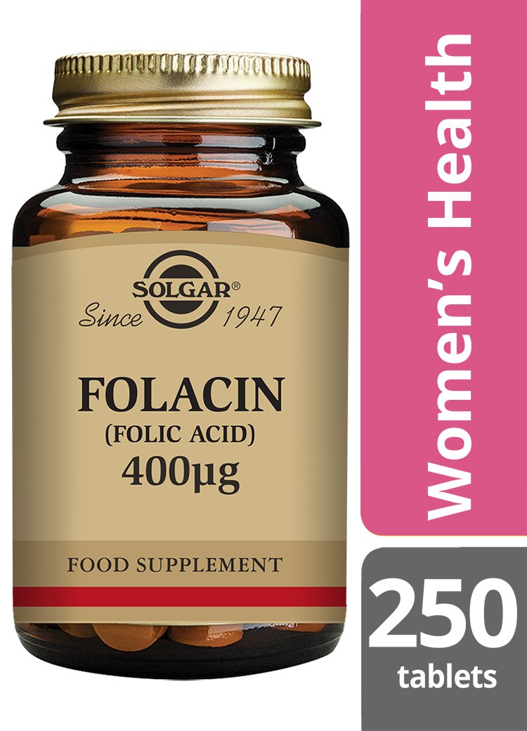 Solgar Folacin 400 «µg (Folic Acid) Tablets
