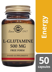 Solgar L-Glutamine 500 mg Vegetable Capsules