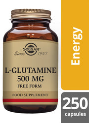 Solgar L-Glutamine 500 mg Vegetable Capsules