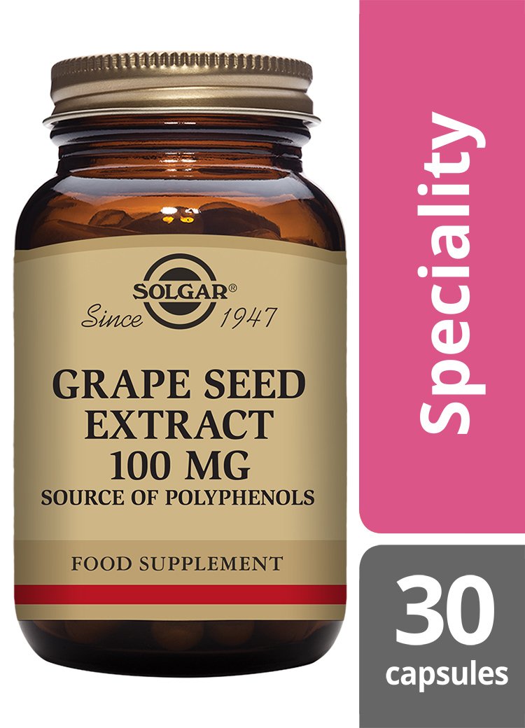 Solgar Grape Seed Extract 100 mg Vegetable Capsules