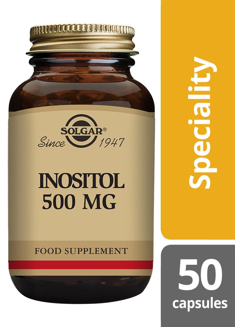 Solgar Inositol 500 mg Vegetable Capsules