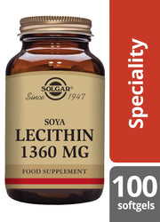 Solgar Soya Lecithin 1360 mg Softgels