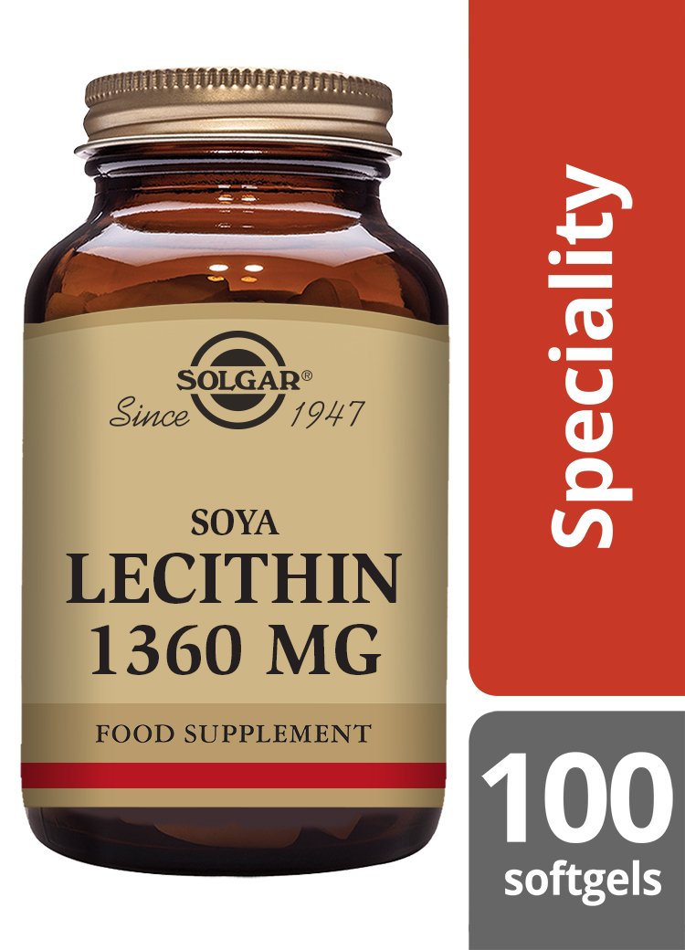 Solgar Soya Lecithin 1360 mg Softgels