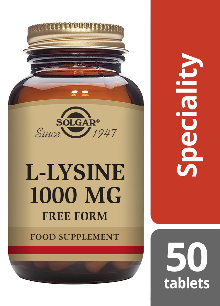 Solgar L-Lysine 1000 mg Tablets
