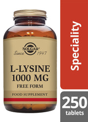Solgar L-Lysine 1000 mg Tablets