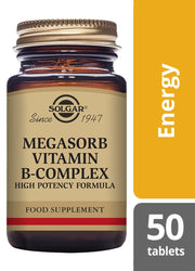 Solgar Megasorb Vitamin B-Complex Tablets