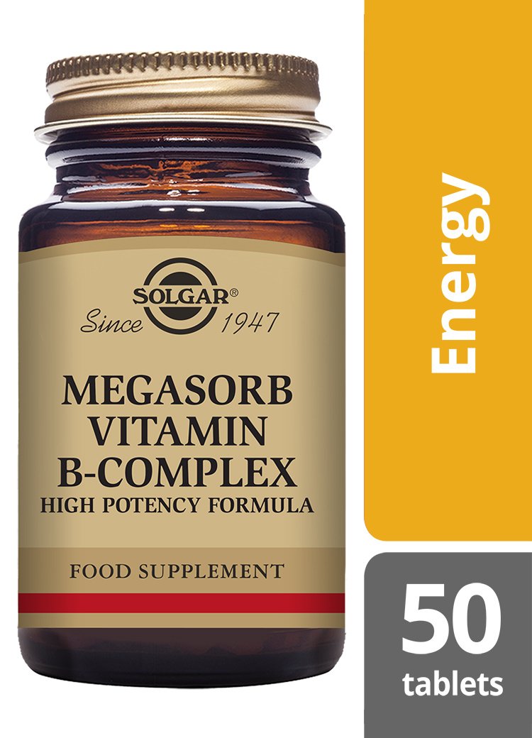 Solgar Megasorb Vitamin B-Complex Tablets