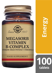 Solgar Megasorb Vitamin B-Complex Tablets