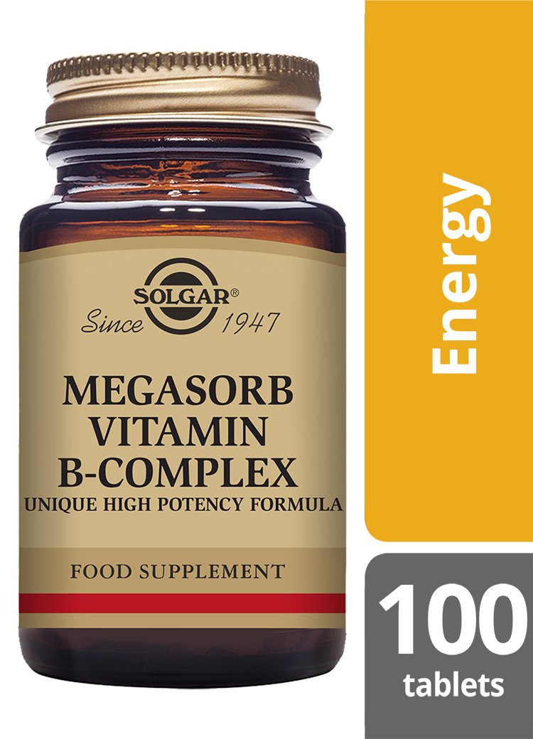 Solgar Megasorb Vitamin B-Complex Tablets