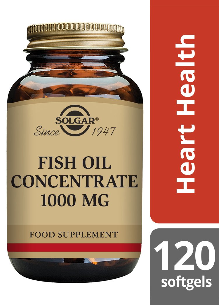 Solgar Fish Oil Concentrate 1000 mg Softgels