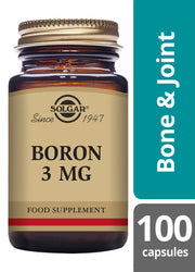 Solgar Boron 3 mg Vegetable Capsules