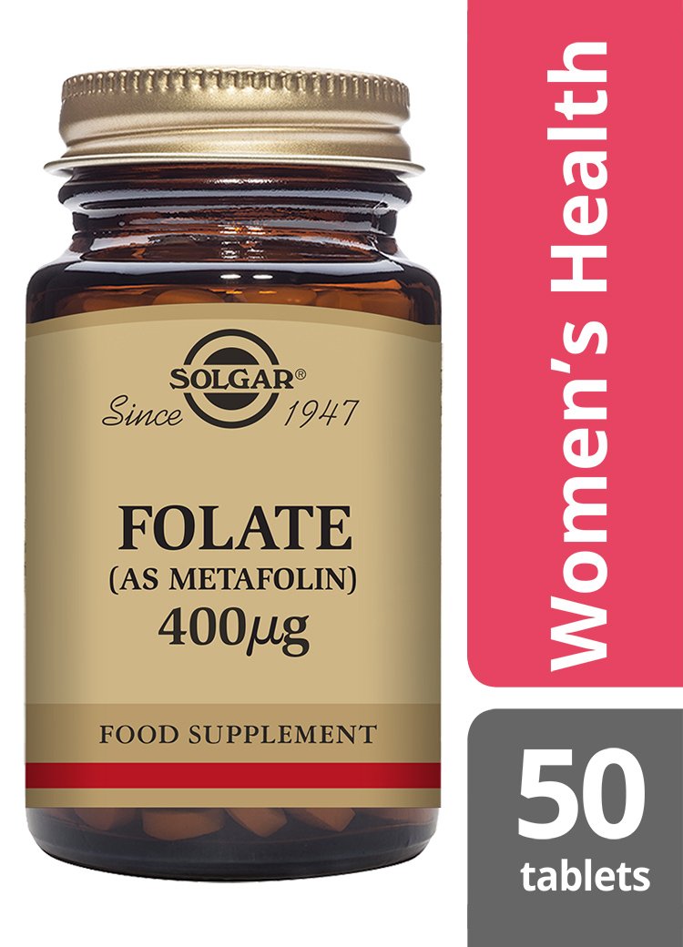 Solgar Folate 400 «µg (as Metafolin(R)) Tablets
