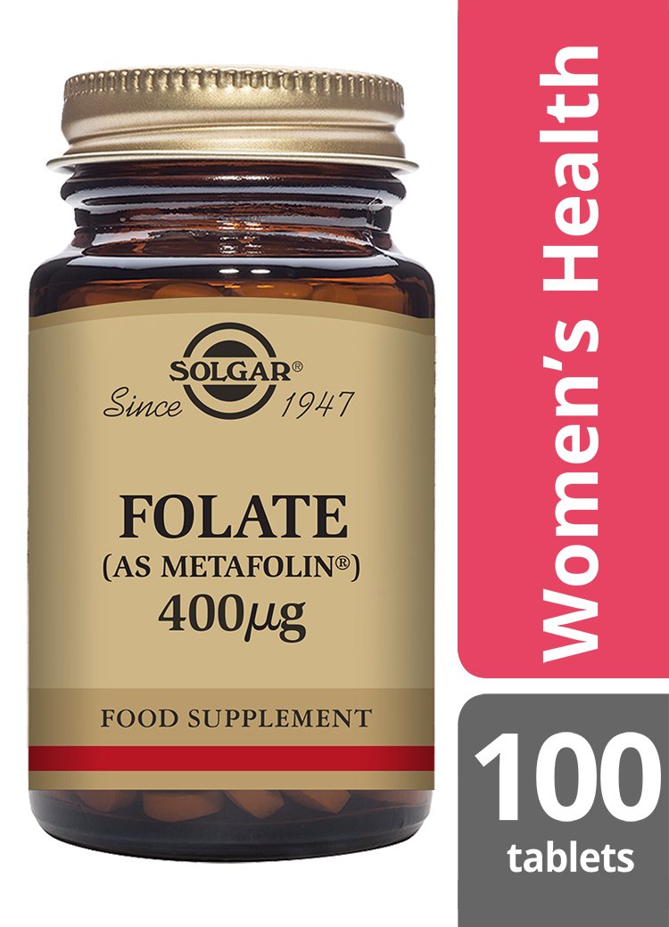 Solgar Folate 400 «µg (as Metafolin(R)) Tablets