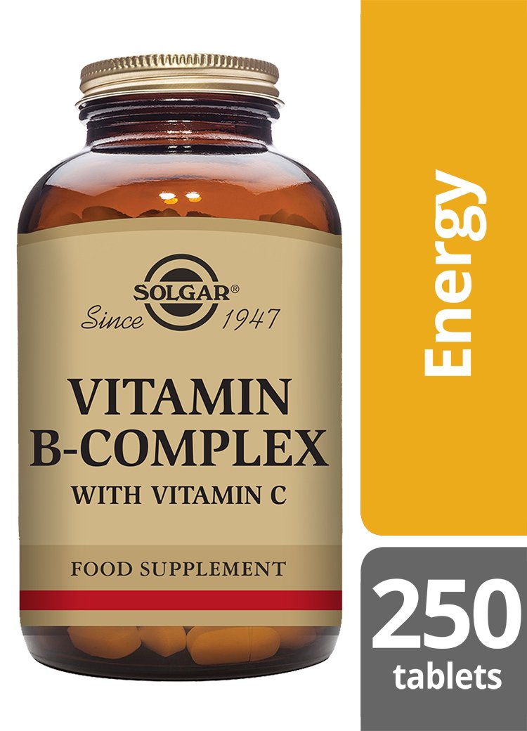 Solgar Vitamin B-Complex with Vitamin C Tablets