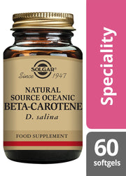 Solgar Natural Source Oceanic Beta Carotene Softgels
