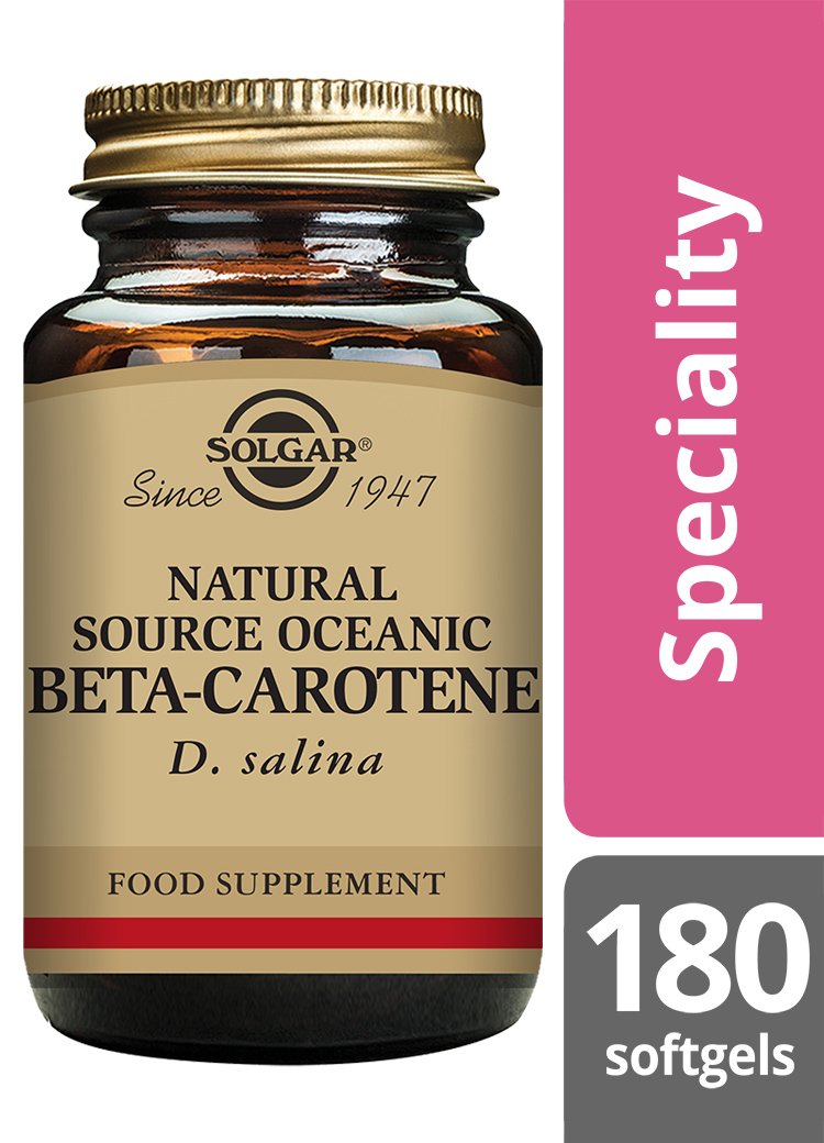 Solgar Natural Source Oceanic Beta Carotene Softgels