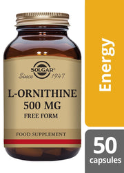 Solgar L-Ornithine 500 mg Vegetable Capsules