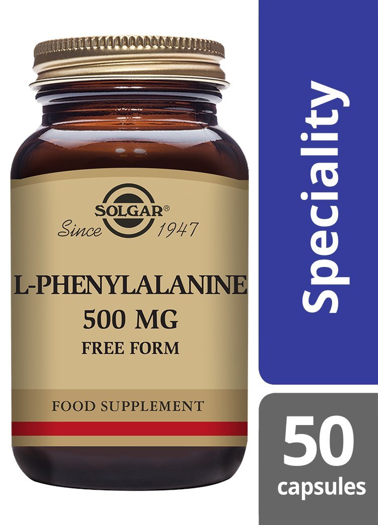 Solgar L-Phenylalanine 500 mg Vegetable Capsules