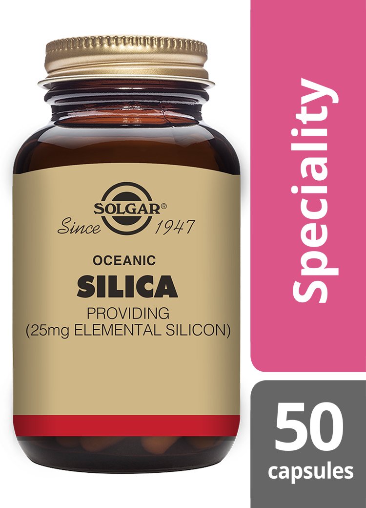 Solgar Oceanic Silica 25 mg Vegetable Capsules