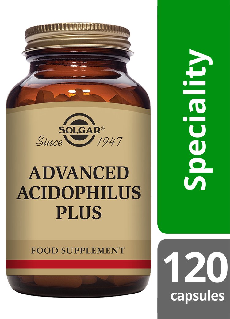 Solgar Advanced Acidophilus Plus (100% Dairy Free) Vegetable Capsules