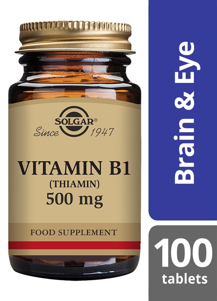 Solgar Vitamin B1 500 mg (Thiamin) Tablets