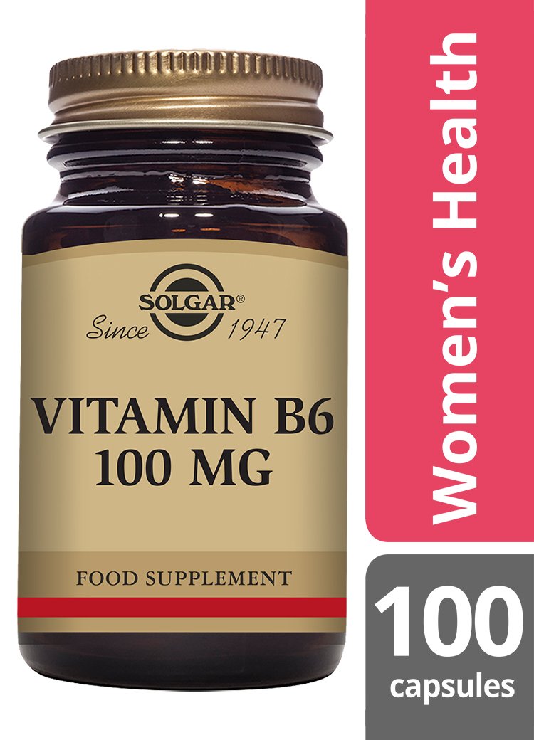Solgar Vitamin B6 100 mg Vegetable Capsules