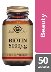 Solgar Biotin 5000 «µg Vegetable Capsules