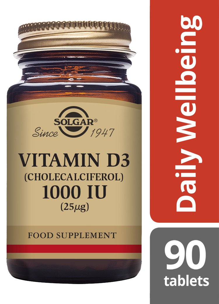 Solgar Vitamin D3 1000 IU (25 «µg) Tablets