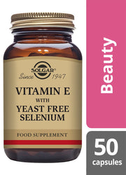 Solgar Vitamin E with Yeast Free Selenium Vegetable Capsules