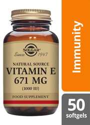 Solgar Vitamin E 671 mg (1000 IU) Softgels