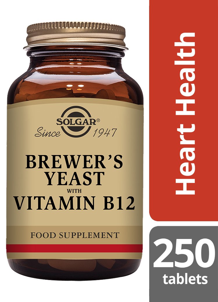 Solgar Brewer's Yeast with Vitamin B12 Tablets