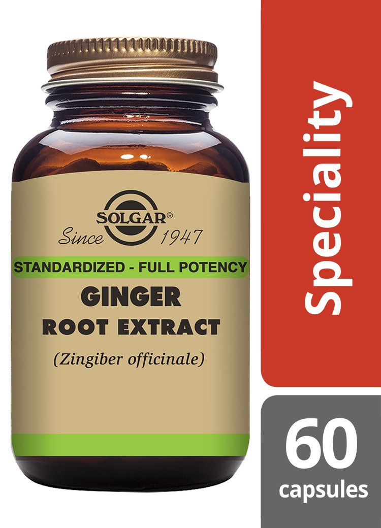 Solgar Ginger Root Extract Vegetable Capsules