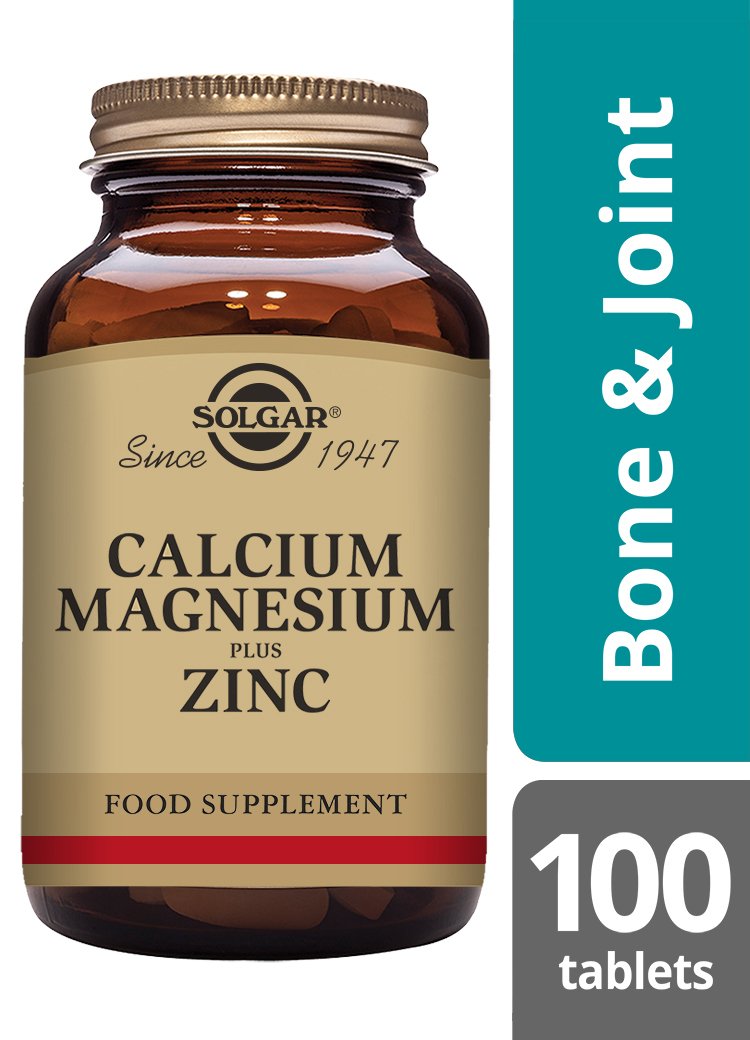 Solgar Calcium Magnesium Plus Zinc Tablets