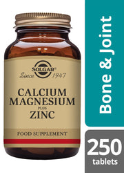 Solgar Calcium Magnesium Plus Zinc Tablets