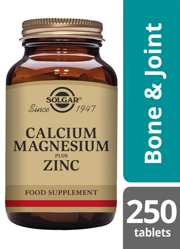 Solgar Calcium Magnesium Plus Zinc Tablets