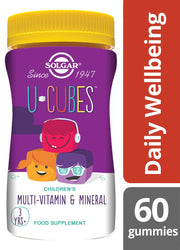 Solgar U-Cubes Children's Multi-Vitamin and Mineral Gummies