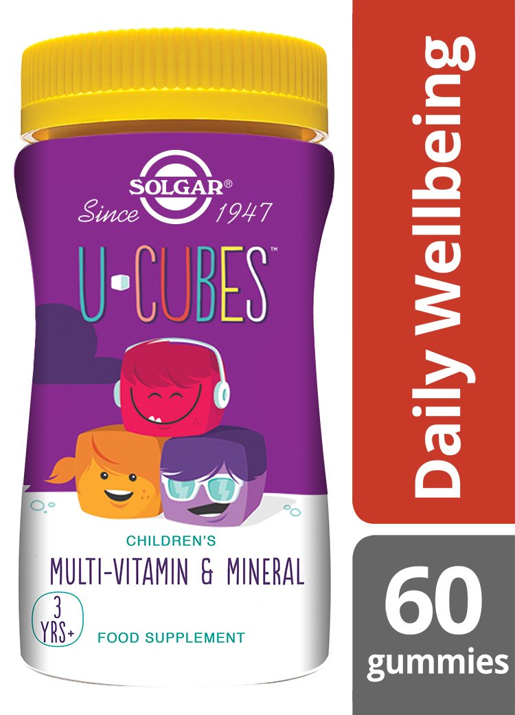 Solgar U-Cubes Children's Multi-Vitamin and Mineral Gummies