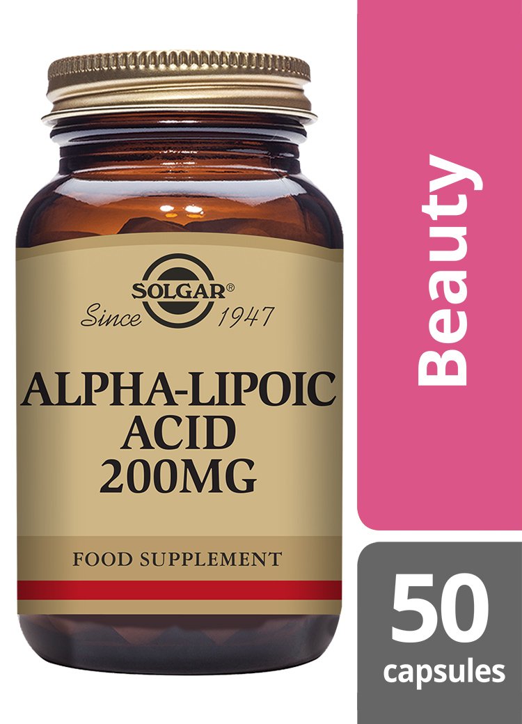 Solgar Alpha Lipoic Acid 200 mg Vegetable Capsules