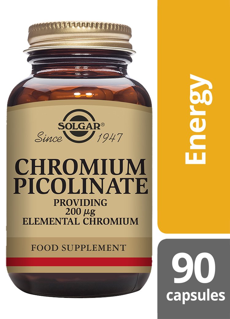 Solgar Chromium Picolinate 200 «µg Vegetable Capsules