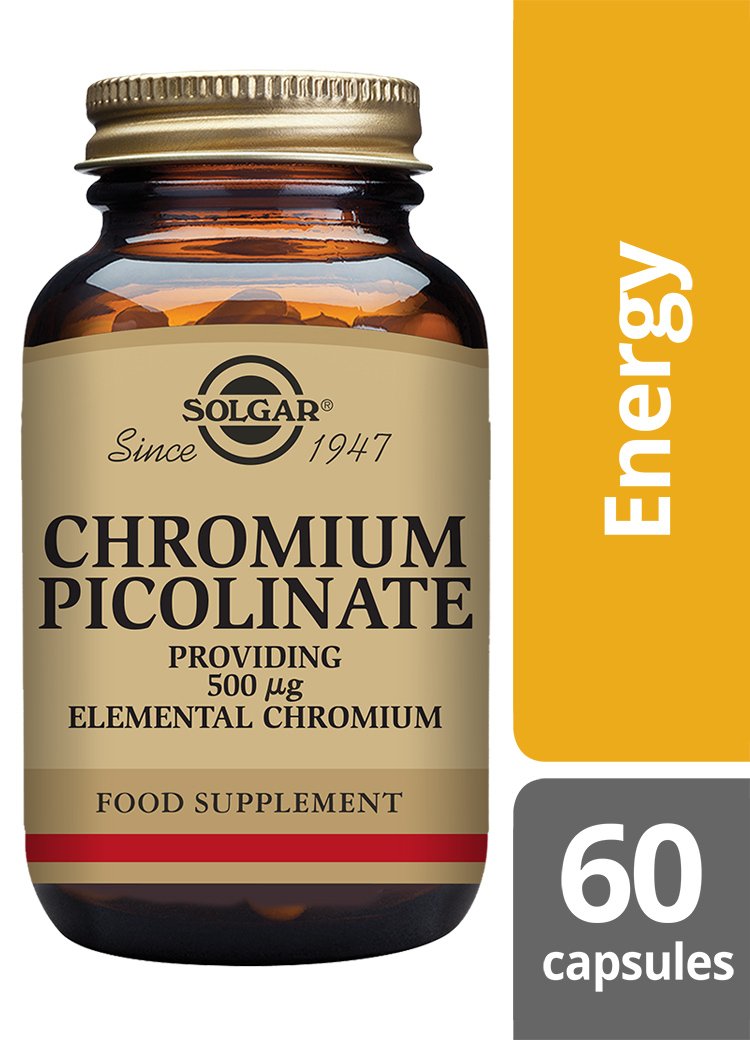 Solgar Chromium Picolinate 500 «µg Vegetable Capsules