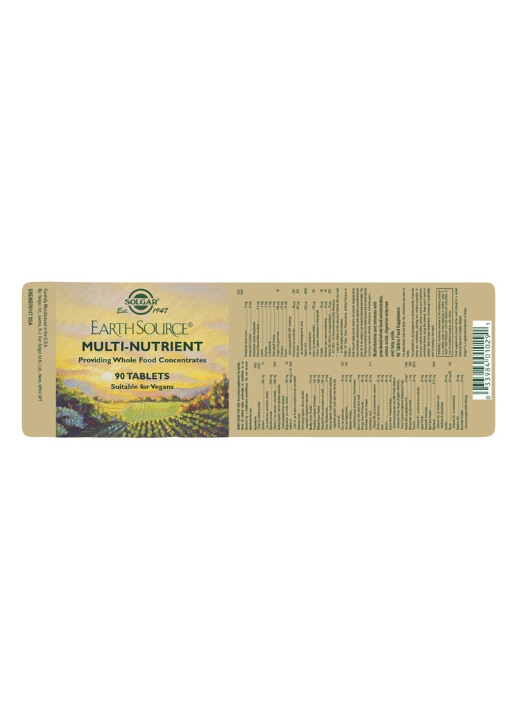 Solgar Earth Source(R) Multi-Nutrient Tablets