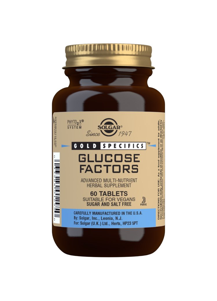 Solgar Gold Specifics(TM) Glucose Factors Tablets