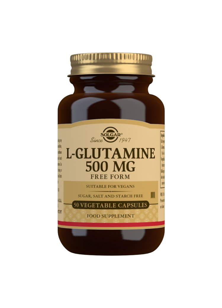 Solgar L-Glutamine 500 mg Vegetable Capsules