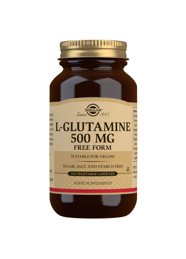 Solgar L-Glutamine 500 mg Vegetable Capsules