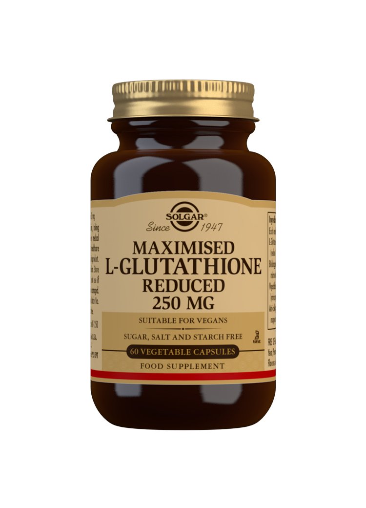 Solgar Maximised L-Glutathione (Reduced) 250 mg Vegetable Capsules