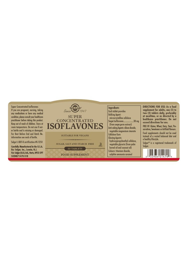 Solgar Super Concentrated Isoflavones Tablets