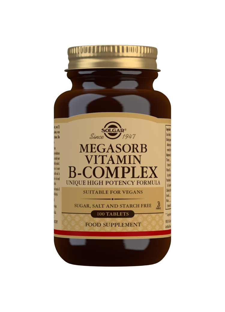 Solgar Megasorb Vitamin B-Complex Tablets