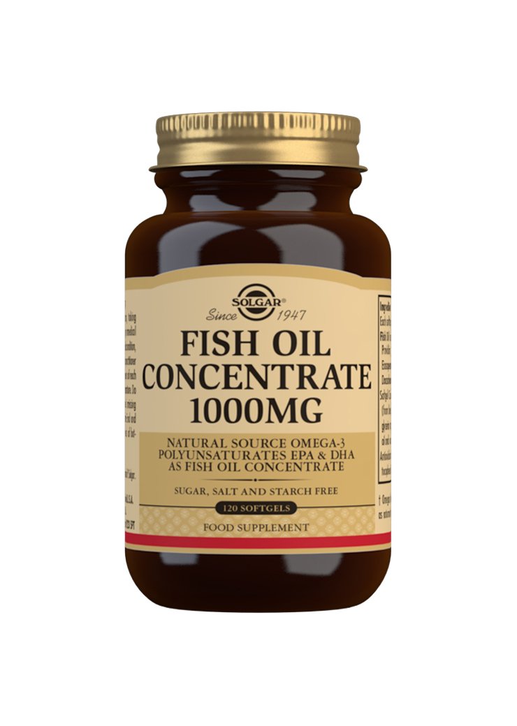 Solgar Fish Oil Concentrate 1000 mg Softgels