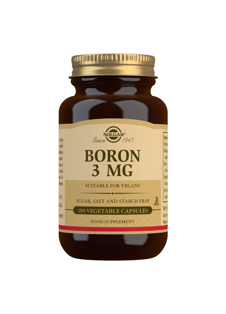 Solgar Boron 3 mg Vegetable Capsules