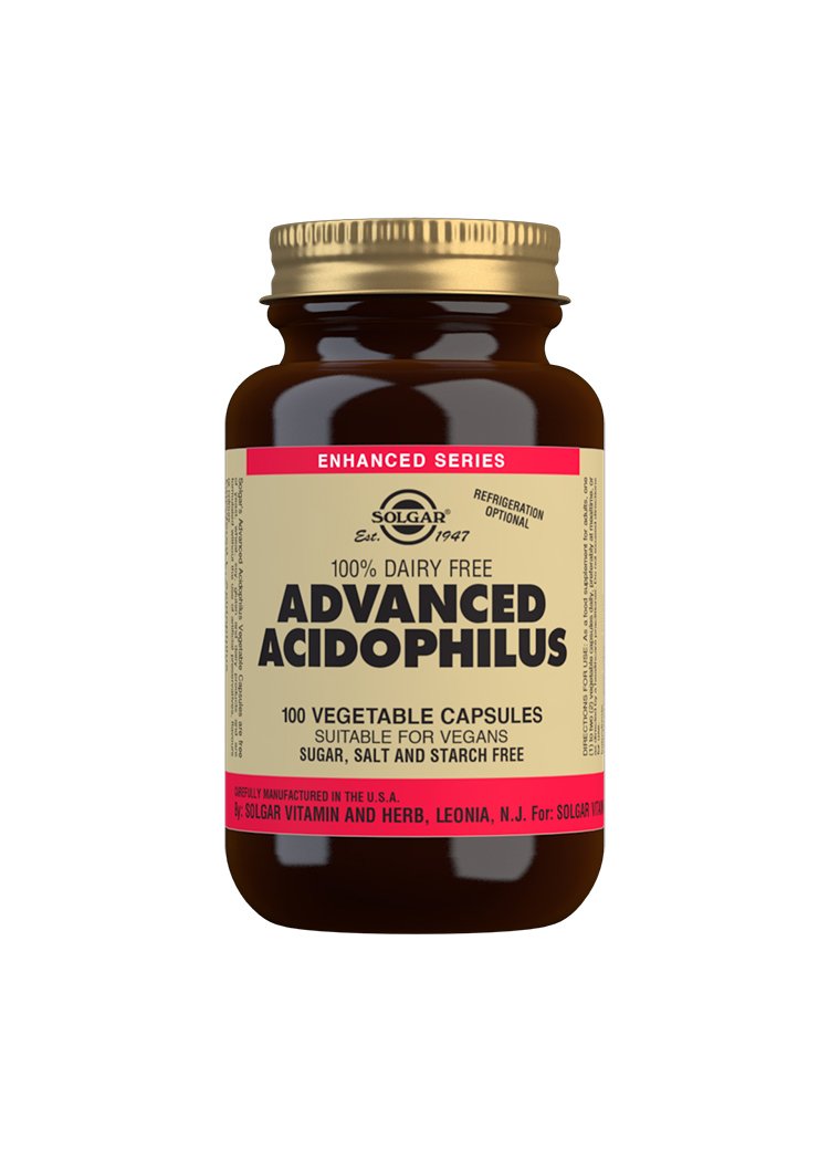 Solgar Advanced Acidophilus (100% Dairy Free) Vegetable Capsules